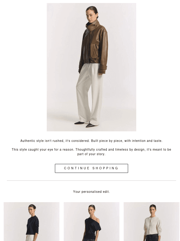 Newsletter preview: Revisit Your Selection