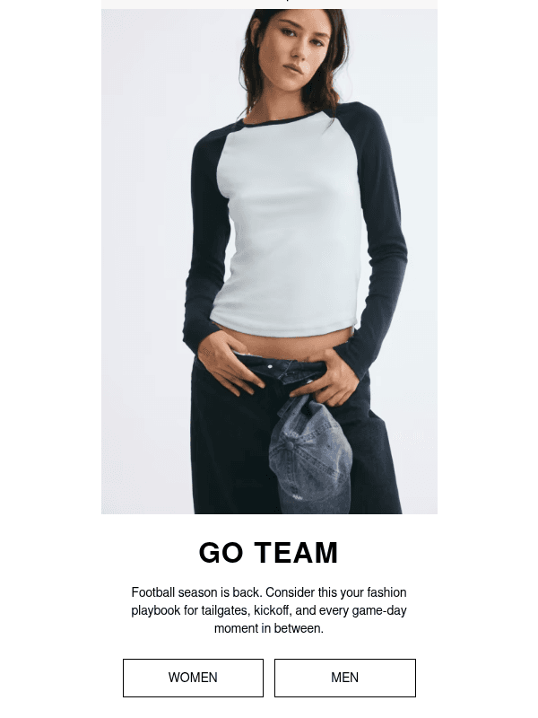 Newsletter preview: Game-day looks for your highlight reel