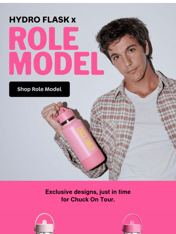Newsletter preview: Build your own Role Model Hydro Flask