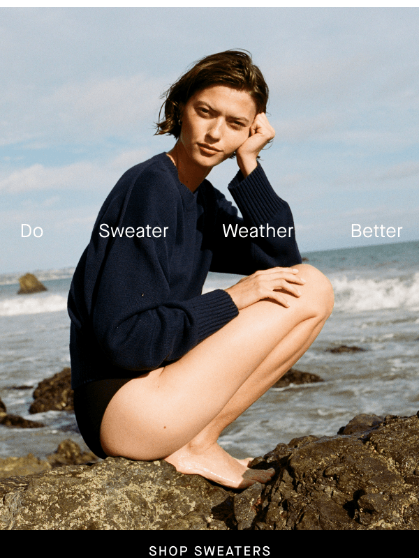 Newsletter preview: Sweaters Everyone Loves
