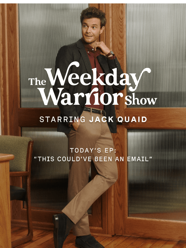 Newsletter preview: Big Premiere: The Weekday Warrior Show