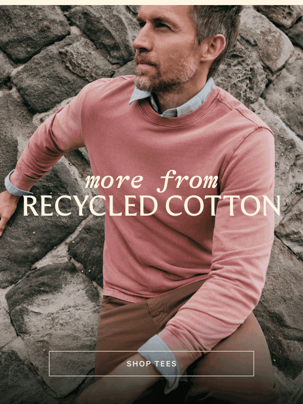 Newsletter preview: Let’s Talk Recycled Cotton