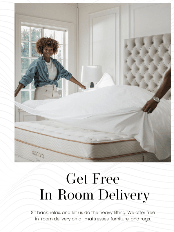 Newsletter preview: Your New Mattress, Delivered and Set Up for You