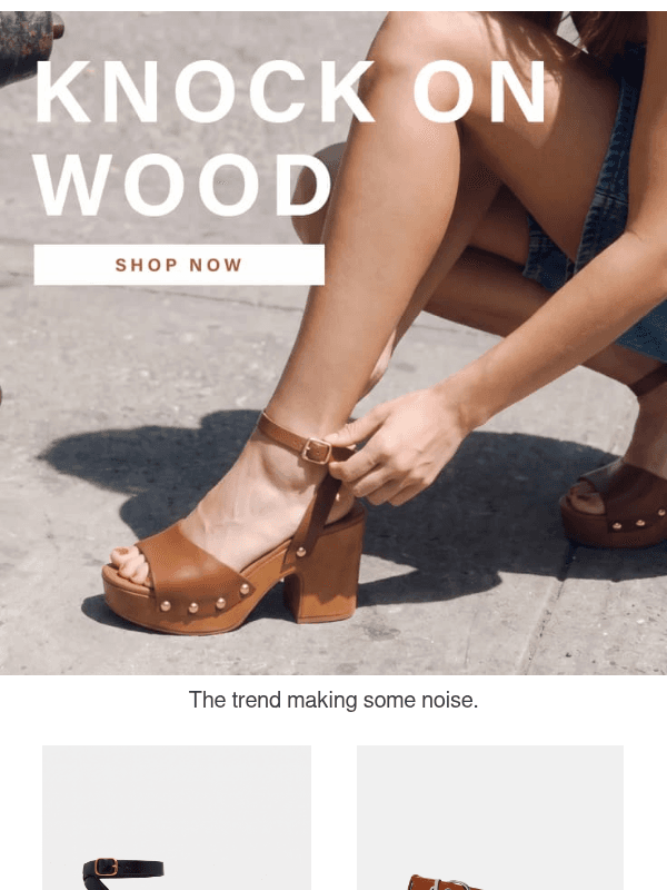 Newsletter preview: WOOD YOU WEAR IT?