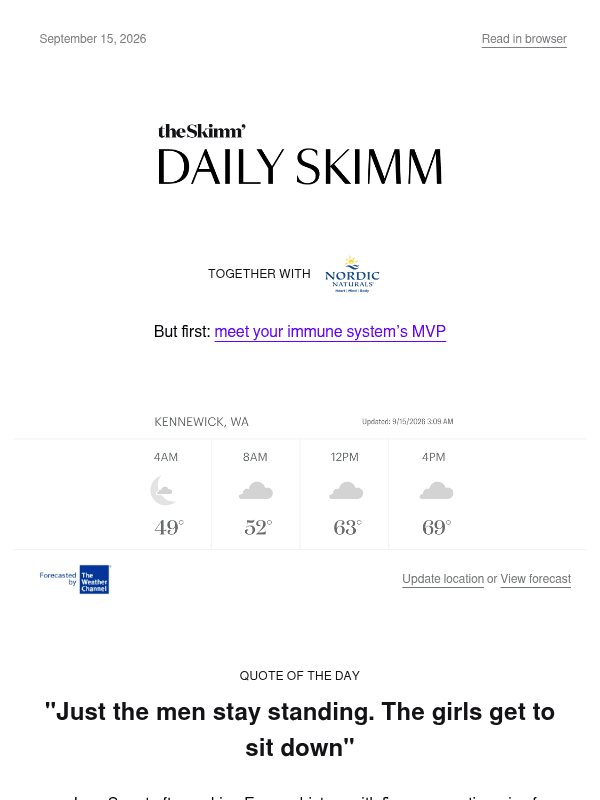 Newsletter preview: And the Emmy goes to…