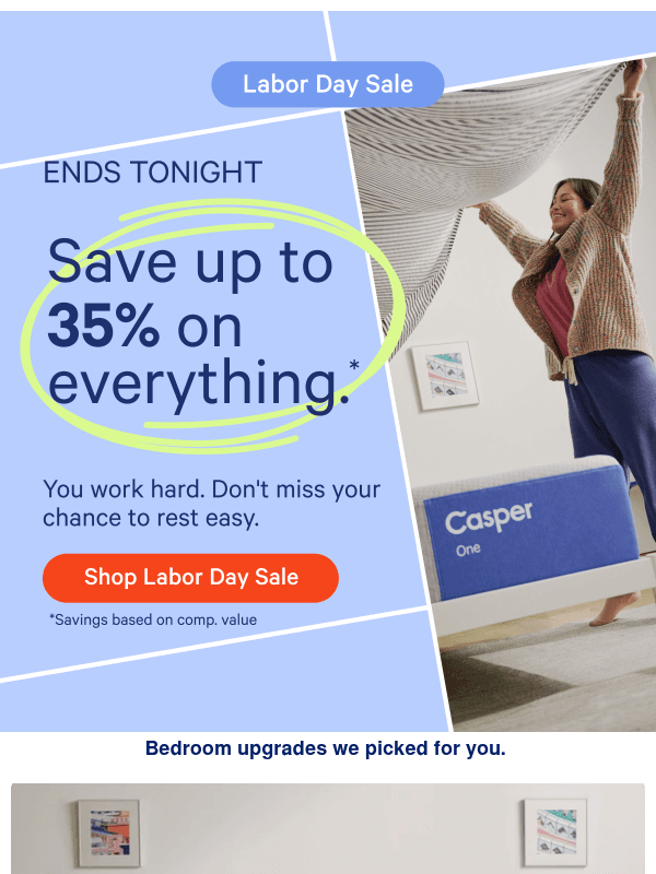 Newsletter preview: Labor Day Savings End Tonight