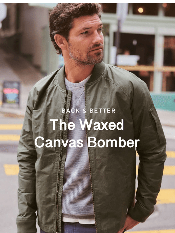 Newsletter preview: The New Waxed Jacket Collection