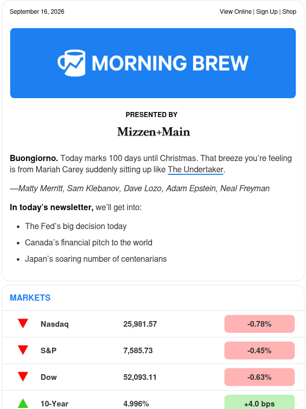 Newsletter preview: ☕️ Problematic age gap