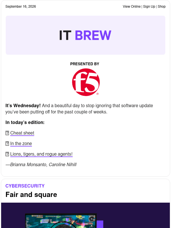 Newsletter preview: ☕ Cheat codes