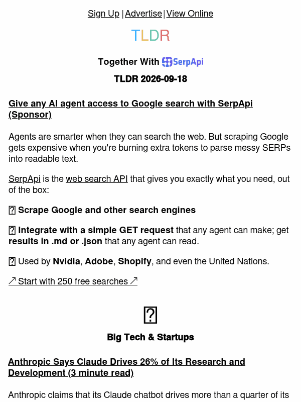 Newsletter preview: Hacking OpenAI 👨‍💻, Claude leads R&D 🤖, Safari MCP 🌍