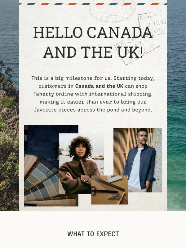 Newsletter preview: Faherty Has Gone Global