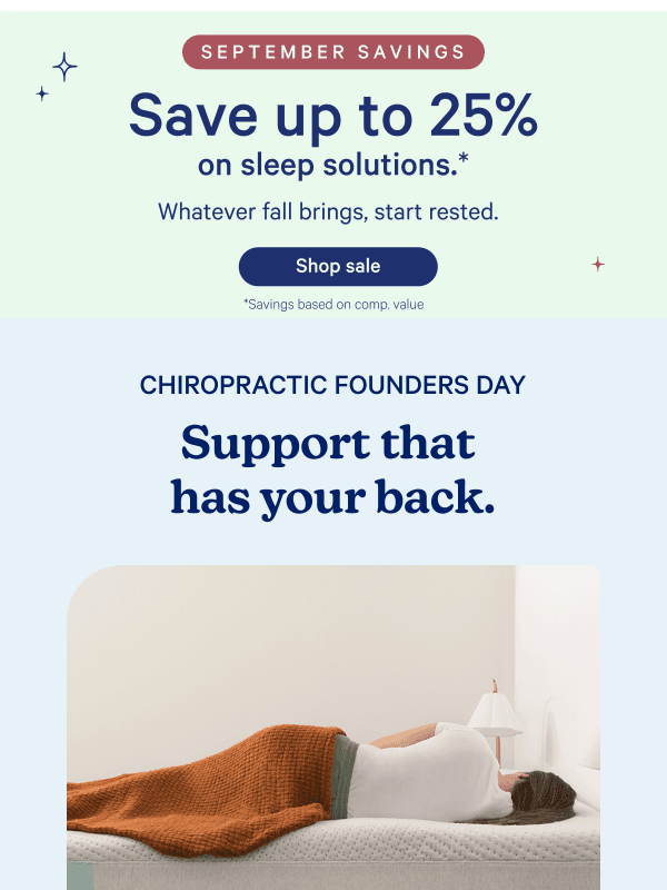 Newsletter preview: Designed with your spine in mind