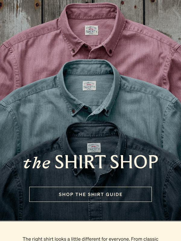 Newsletter preview: There’s More Than One Good Shirt