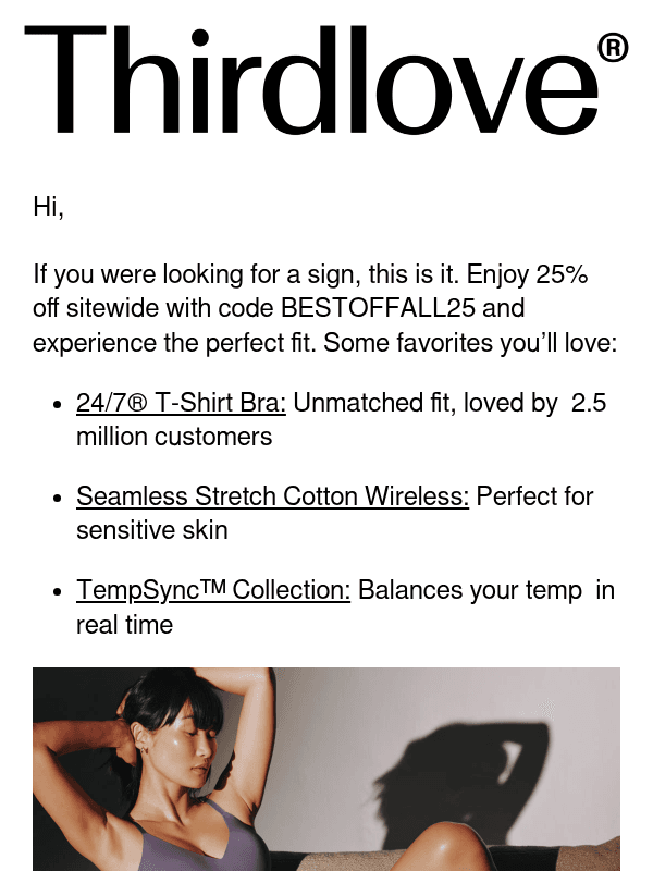Newsletter preview: 25% off sitewide ENDS SOON.
