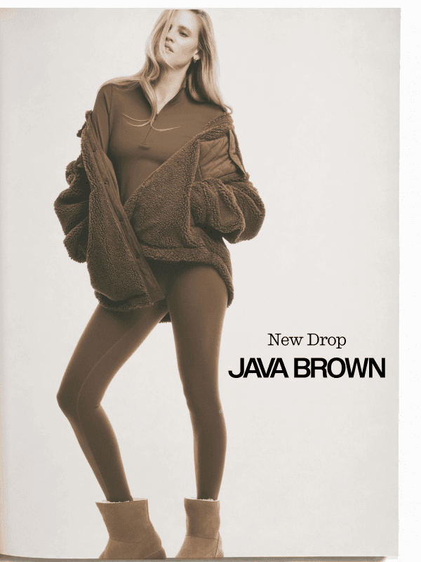 Newsletter preview: New Drop: Java Brown