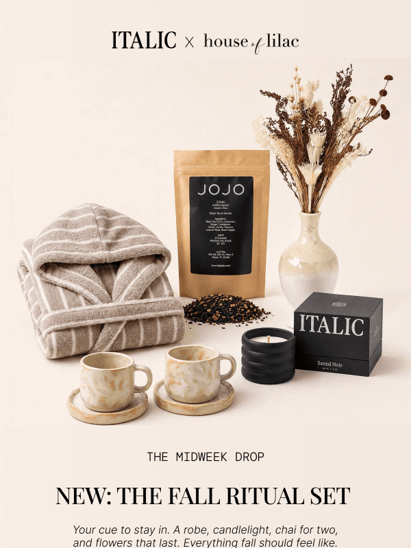 Newsletter preview: Midweek Drop: The Fall Ritual Set
