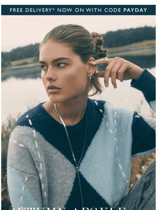Newsletter preview: Autumn In Argyle - The Must-Have Knit