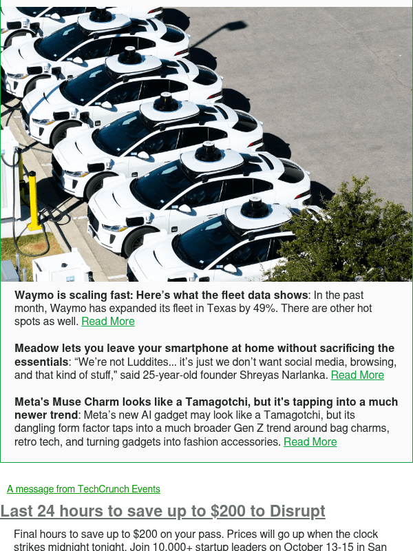 Newsletter preview: Waymo is scaling fast: Here’s what the fleet data shows