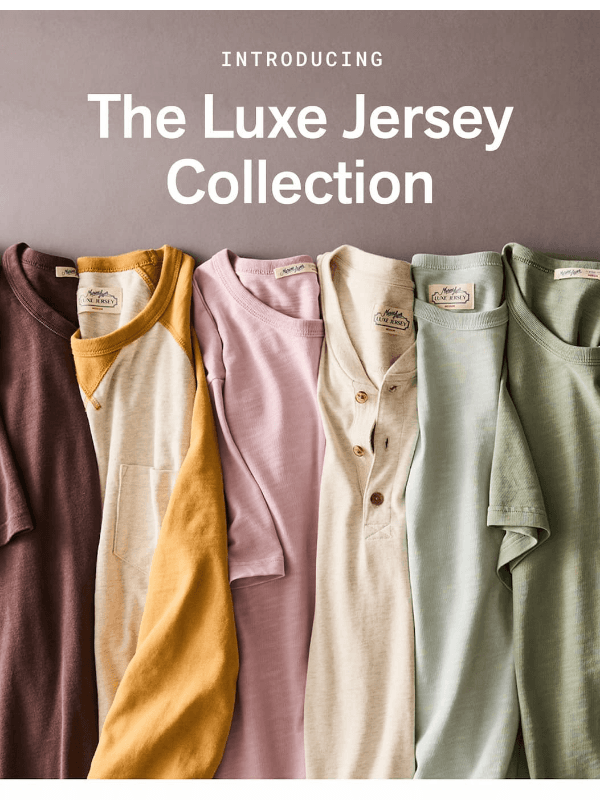 Newsletter preview: The New Luxe Jersey Collection