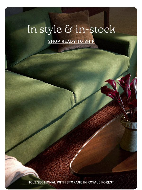 Newsletter preview: ⏰ Need to get your furniture faster?