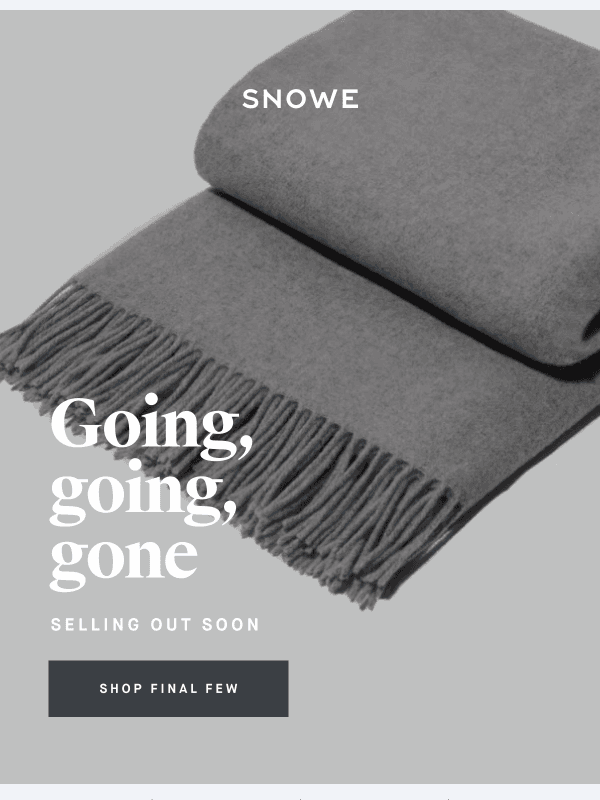 Newsletter preview: Going, going, gone