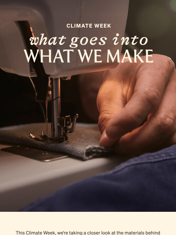 Newsletter preview: Climate Week Starts With Our Clothes