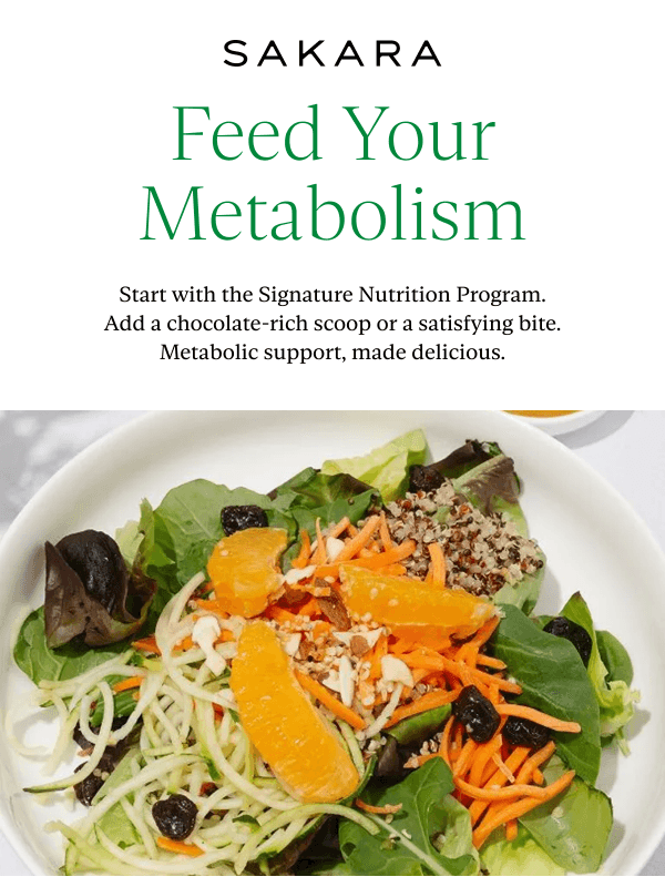 Newsletter preview: Feed Your Metabolism