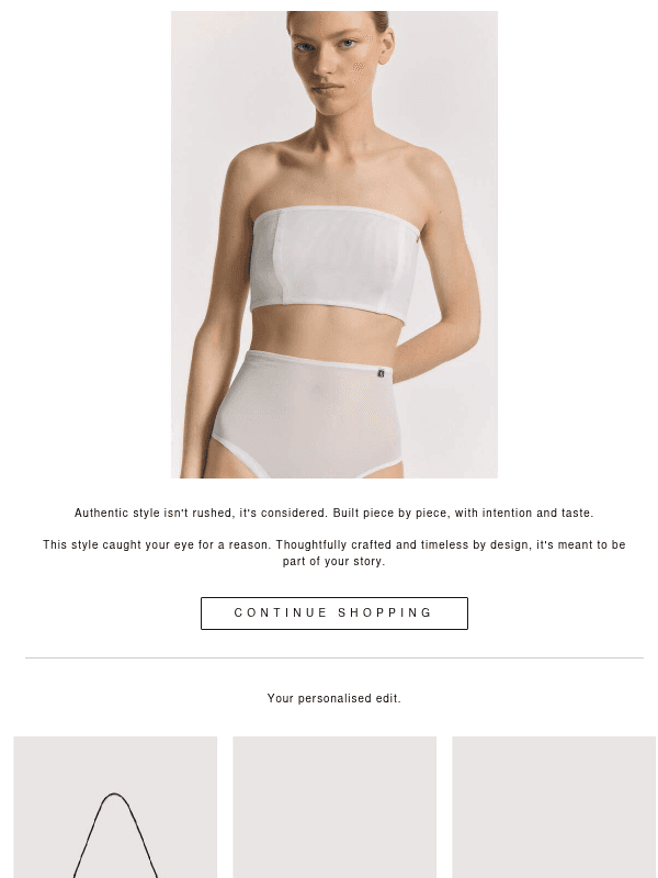 Newsletter preview: Revisit Your Selection