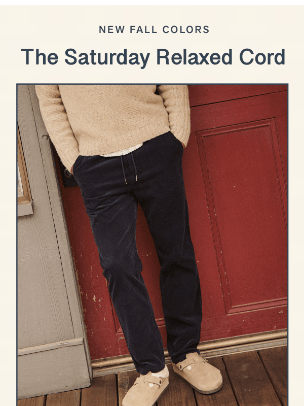 Newsletter preview: It’s Back—The Saturday Relaxed Cord