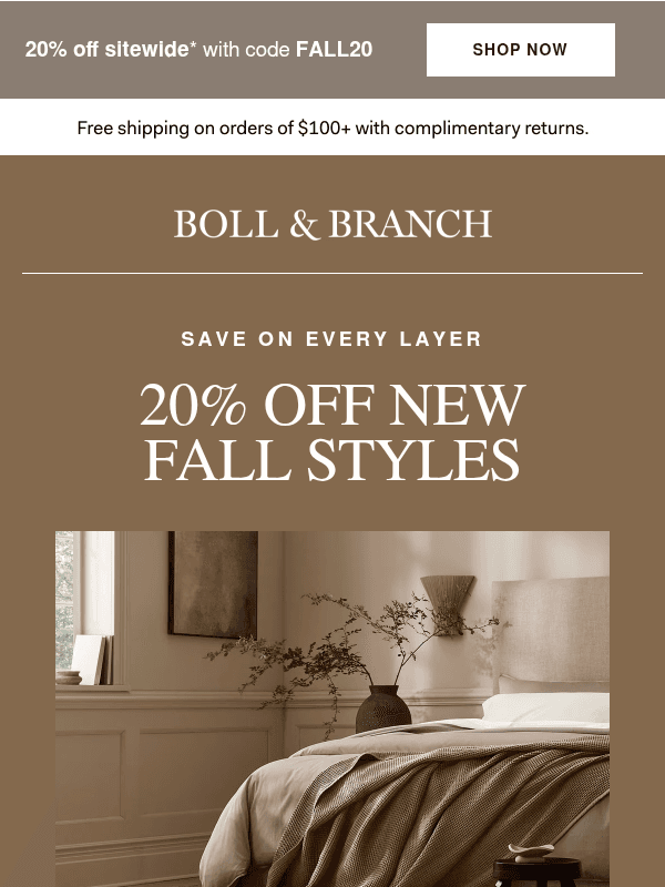 Newsletter preview: Even more styles now up to 30% off