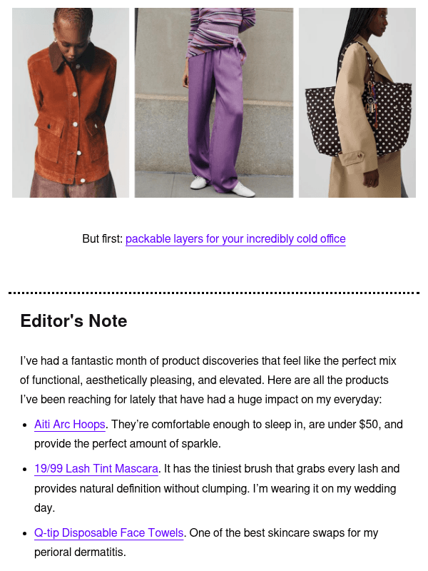 Newsletter preview: An Old Navy designer collab, ballet flats, and fall uniforms