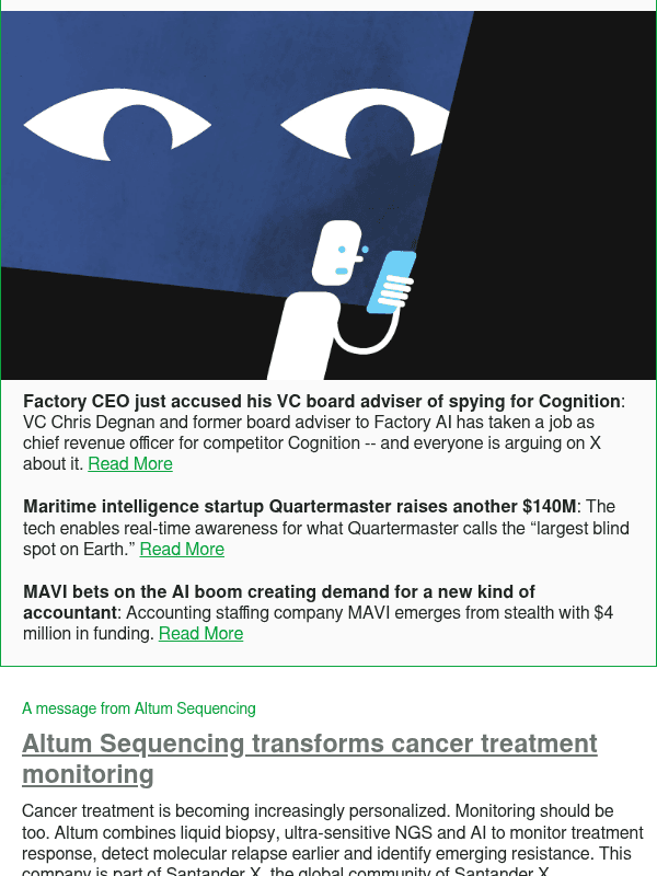 Newsletter preview: Factory CEO just accused his VC board adviser of spying for Cognition
