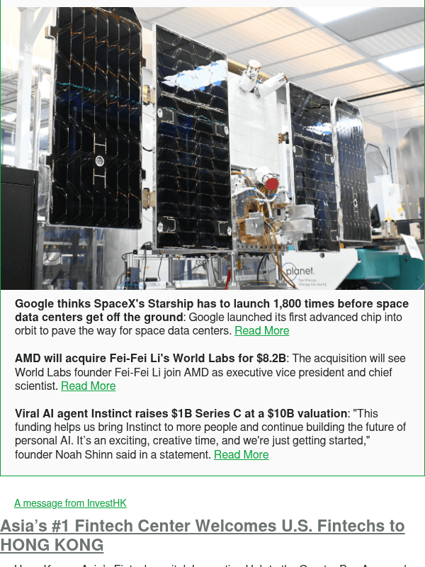 Newsletter preview: Google thinks SpaceX's Starship has to launch 1,800 times before space data centers get off the ground