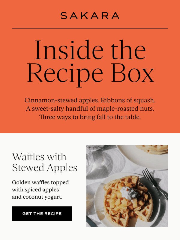 Newsletter preview: Fall Has a Place at the Table