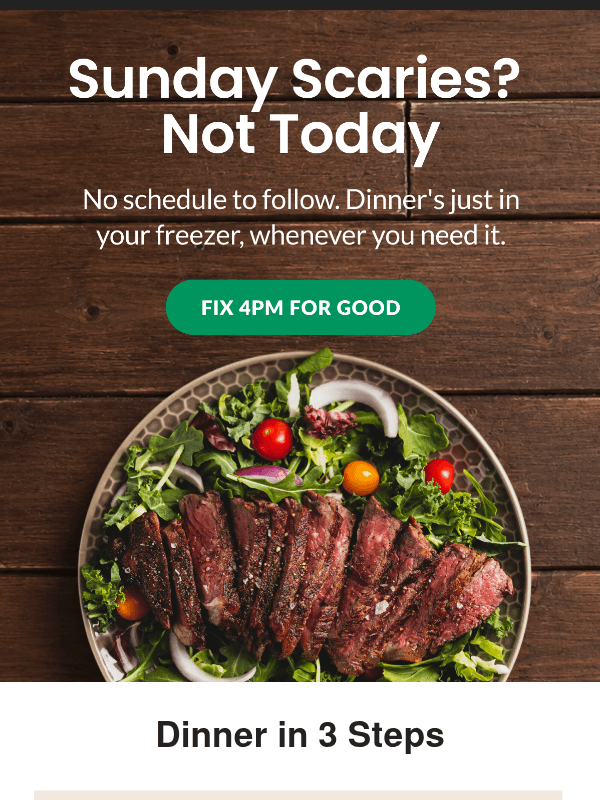 Newsletter preview: Try the Sunday dinner reset!