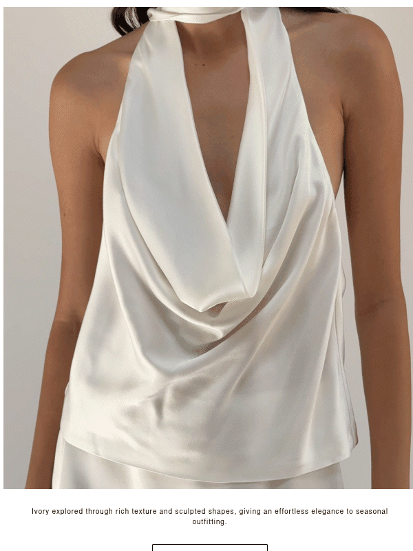 Newsletter preview: Draped In Ivory
