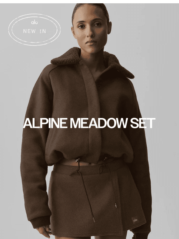 Newsletter preview: New In: Alpine Meadow Set
