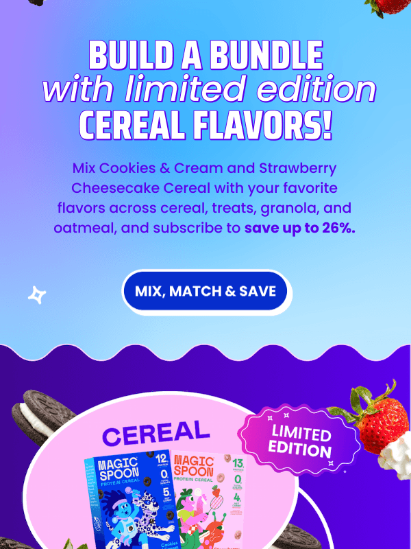 Newsletter preview: Add limited edition flavors to your bundle 📦