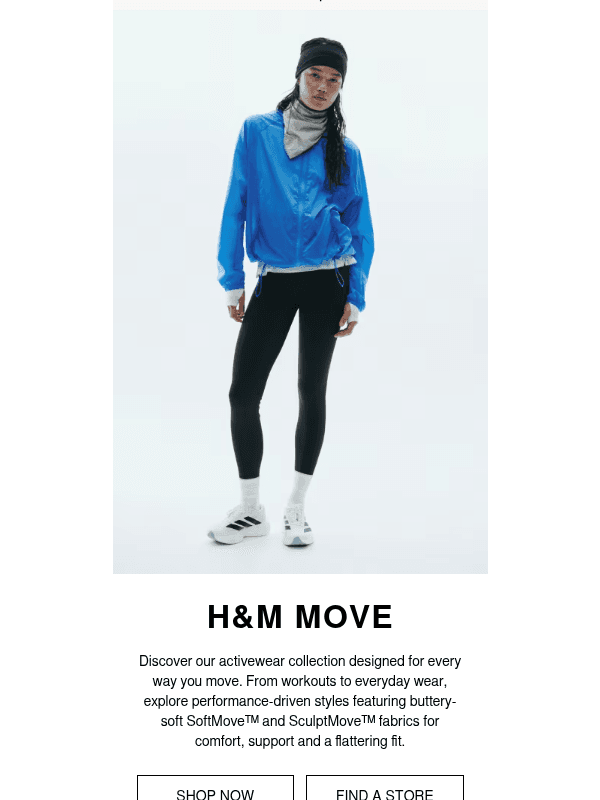 Newsletter preview: Style & support for every move
