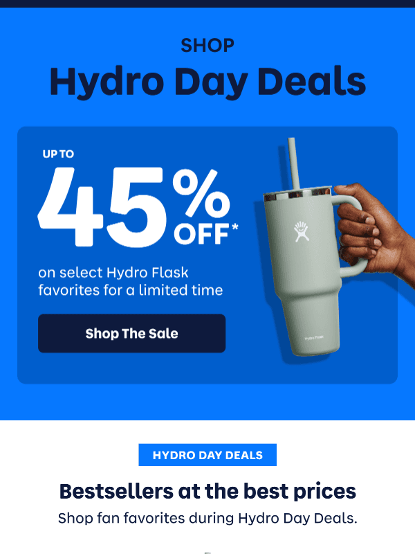 Newsletter preview: 48 hours of Hydro Day Deals