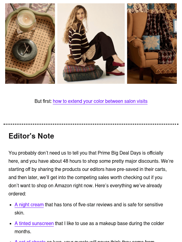 Newsletter preview: A Prime Day extravaganza and a Lands’ End haul