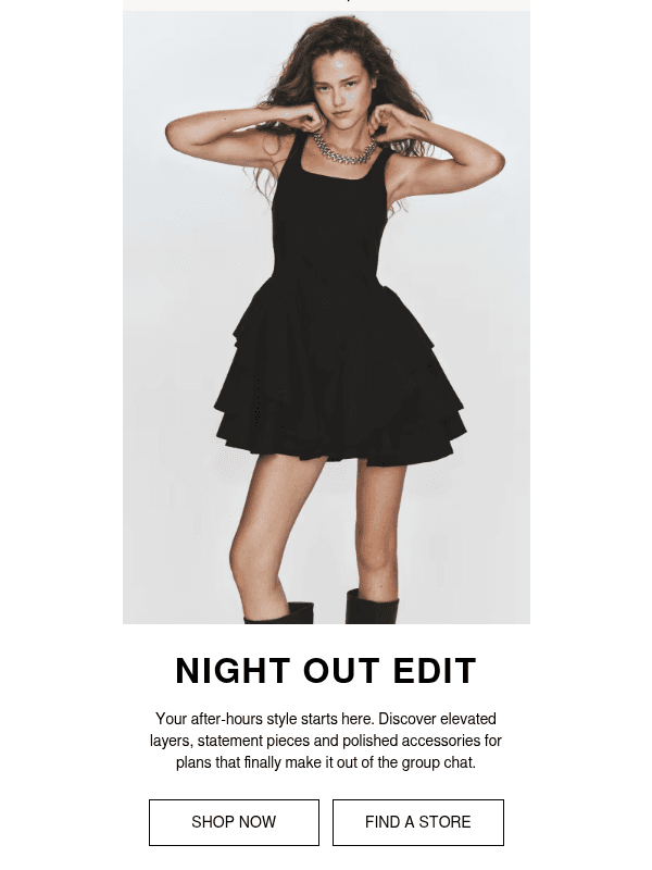Newsletter preview: The Night Out Edit