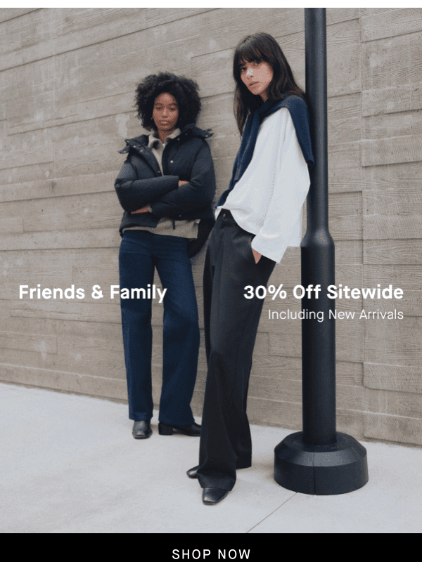 Newsletter preview: 30% Off Online & In Stores