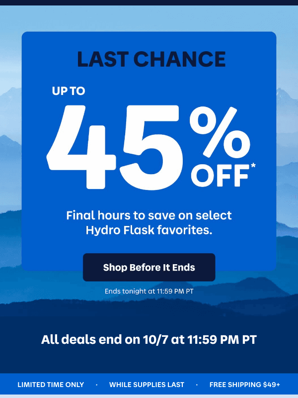Newsletter preview: Last chance: Hydro Day Deals end tonight