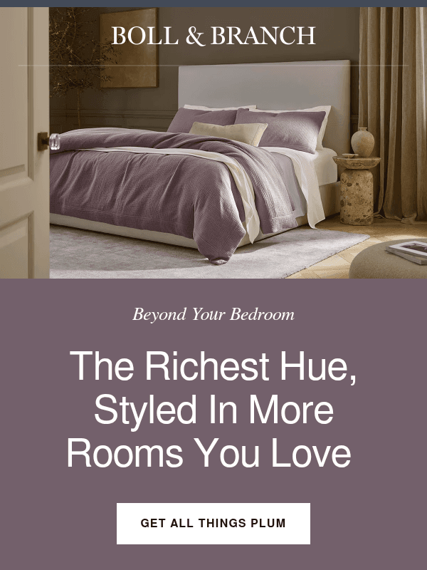 Newsletter preview: Take Plum beyond your bedroom