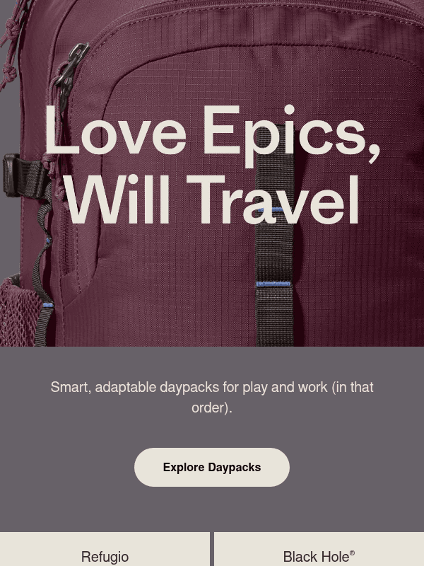 Newsletter preview: Daypacks that do whatever you need them to