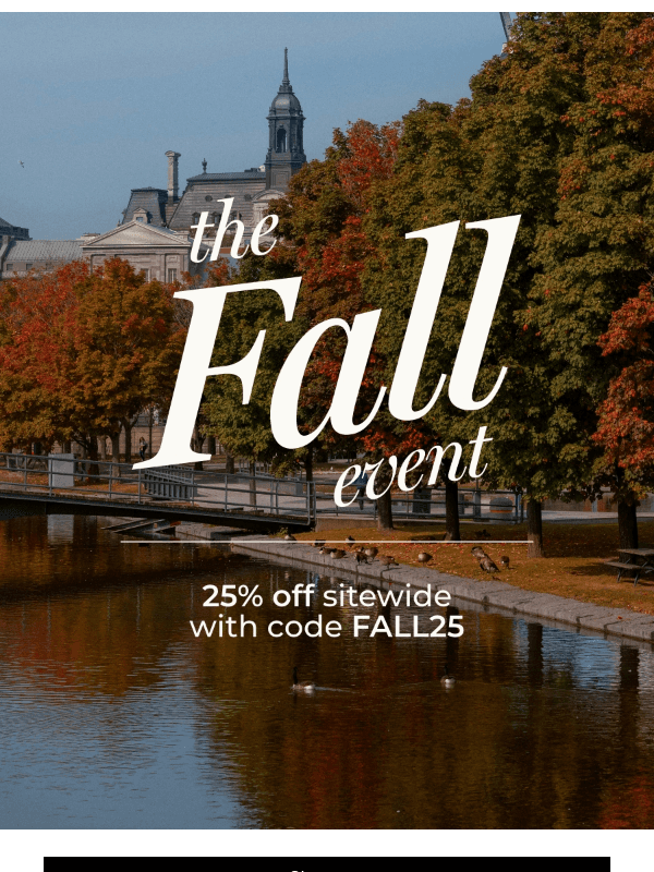 Newsletter preview: The Fall Event Is Here