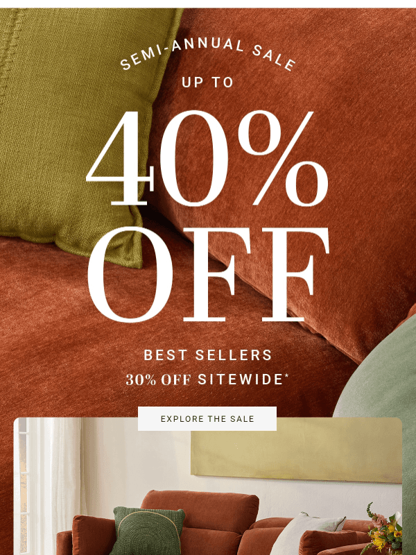 Newsletter preview: 👀 Want up to 40% off best sellers?