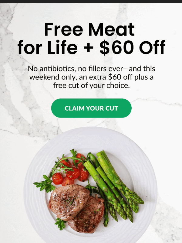 Newsletter preview: 💸 $60 OFF + pick your FREE cut