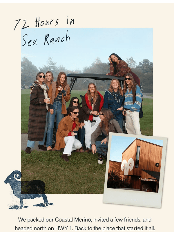 Newsletter preview: 72 Hours in Sea Ranch 🌾 🌊